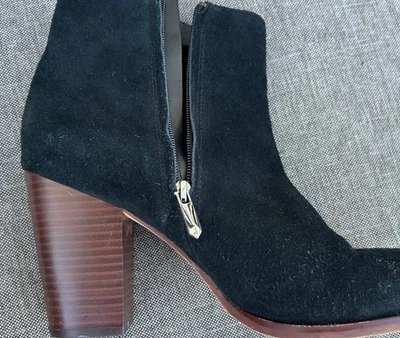 Ladies Sam Edelman Size 10 Black Suede Boots - Image 1 of 4