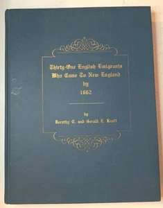 31 English Emigrants Who Came To New England By 1662 History HB - Picture 1 of 16