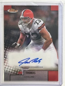 Joe Thomas AUTO Finest Moments 2024 Topps Certified Autograph Issue Browns HOF - Picture 1 of 2