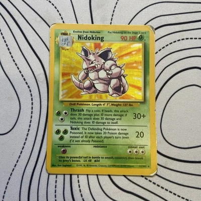 Pokémon Nidoking 011/102 Base Set Holo HP - Image 1 of 4