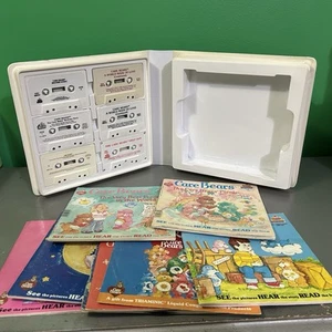 Vintage CARE BEARS Cassette Tape & Record Lot Read-Along Case Holder Kid Stuff - Picture 1 of 23