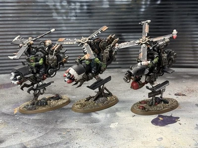 Warhammer 40K Ork Deffkoptas pintado Foto 1 de 4