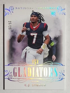 2023 National Treasures Holo Silver Gladiators CJ Stroud Rookie Texans 25/25 - Bild 1 von 9