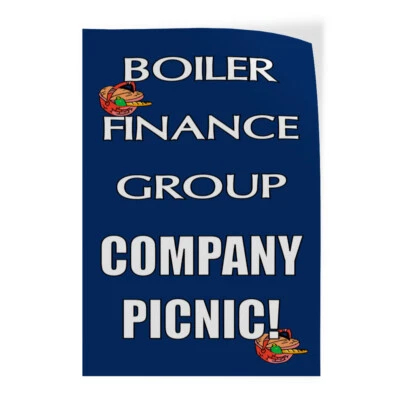 Door Decals Vertical Vinyl Stickers Multiple Sizes Custom Name Company Picnic - Image 1 of 4