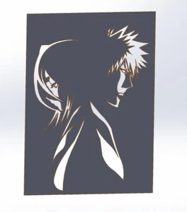 10 archivos DXF CNC código g láser Ind ANIME dibujos animados siluetas router 5063 - Imagen 1 de 24