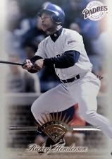 1997 Leaf Rickey Henderson San Diego Padres HOF #261 NMMT