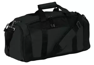 Port Authority BG970 Unisex Adults Polyester Canvas Lining Zippered Gym Bag - Picture 1 of 10