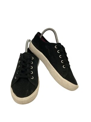 Wonder Nation Size 2 Black Canvas  slip-ons Sneakers Shoes Foto 1 de 4