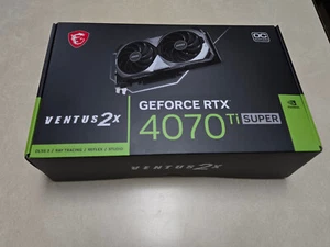 MSI Ventus 2X GeForce RTX 4070 Ti Super 16GB - Graphics Card - Free Shpping - Afbeelding 1 van 2