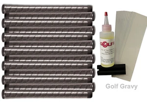 13 Winn Excel Wrap Midsize RF Soft Black Golf Grips + FREE Kit - 6715W - Picture 1 of 2