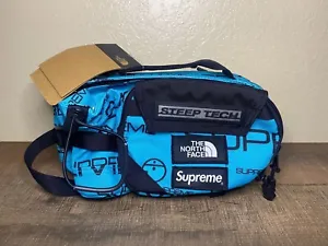 Supreme x The North Face Steep Tech Waist Bag - Teal / Black (NEW) - Picture 1 of 8