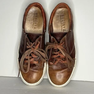 Bed Stu Vegetable Dyed Leather Sneakers Azeli Low Profile Size 6 Read Below - Picture 1 of 13
