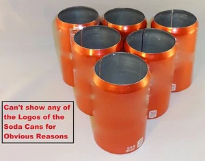 6 pack  Red 12 oz Beer Soda Can Covers, Hider,  Sleeve Wrap Golf Beach Pool, Fun - Picture 1 of 4