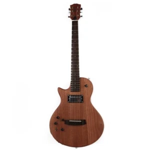Chitarra acustica elettrica da viaggio silenziosa mano sinistra portatile integrata effetto - Foto 1 di 8