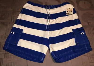 Bañador corto Daniel Cremieux azul real y blanco para hombre nuevo con etiquetas talla XXL Foto 1 de 4