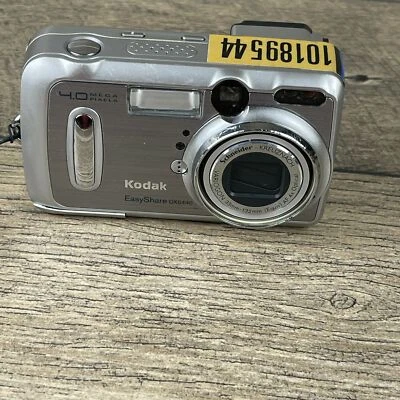 Kodak EasyShare DX6440 4 MP 1.8 in LCD 4x Optical Zoom Digital Camera Untested - Image 1 of 4