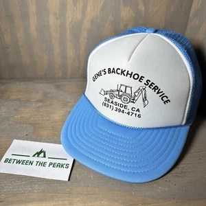 De colección Gene’s Backhoe Service SnapBack Sombrero Camionero Malla Nissun Gorra Nueva Sin Etiquetas Azul - Imagen 1 de 6