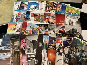 40 Wii PS2 XBOX Videospiel Anleitungen - Lego - Madden - Mario - Cooking Mama + mehr - Bild 1 von 11