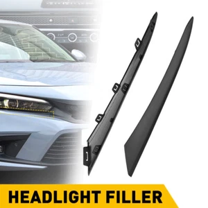 Headlight Eyelid Molding Trim Cover Filler Front For 2022-2024 Honda Civic 4DR - Picture 1 of 9