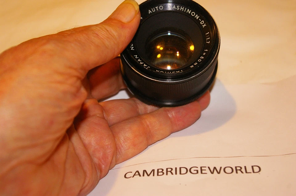 50mm f1.7 YASHICA AUTO ML BLACK PRIME LENS for YASHICA CONTAX BAYONET MOUNTS - Image 1 of 1