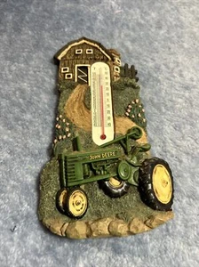 Vintage John Deere Thermometer Farm Scene Indoor - Picture 1 of 4