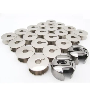 20PCS BOBBINS&2PCS BOBBIN CASES FIT FOR PFAFF 138 238 335 437 438 439 460 1222 - Foto 1 di 5