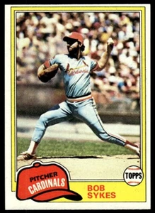 1981 Topps Bob Sykes St. Louis Cardinals #348 - Picture 1 of 2