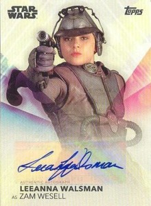 2020 Topps Women Of Star Wars A-LW Leeanna Walsman As Zam Wesell Autograph Card!