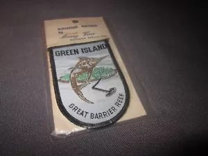 Vintage Great Barrier Reef Green Island Patch NEU im Paket - Bild 1 von 4