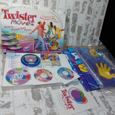 Twister Moves Game 144 Total Dance Sessions Twist Dance Moves Aaron Carter Bonus - Image 1 of 4