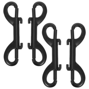 4 Pcs Spring Chain Buckle Double Ended Bolt Snaps Hooks Heavy Duty - Picture 1 of 12