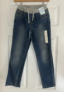 Cat & Jack Kids Girls Pull-On Skinny Knit Waist Super Stretch Denim Jeans 12 - Picture 1 of 4