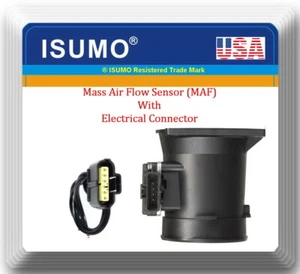 Mass Air Flow Sensor (MAF) With Connector Fits: Ford Lincoln Mercury 1996-2004 - Picture 1 of 6