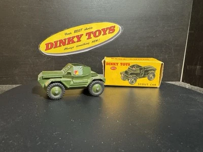 Original DINKY TOYS 673 DAIMLER SCOUT CAR - NR MINT in OVP - Bild 1 von 4