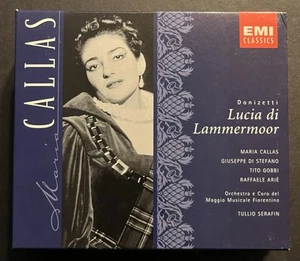 Donizetti Lucia Di Lammermoor CD Set Maria Callas 2 Discs Tullio Serafin EMI VG+ - Foto 1 di 3