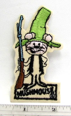 Vintage Mushmouse Patch Anthropomorphic Hillbilly Mouse Cartoon Hanna Barbera - Image 1 of 3