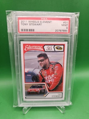2011 Wheels Element - Tony Stewart #31 - PSA 9 - Mint - Image 1 of 2