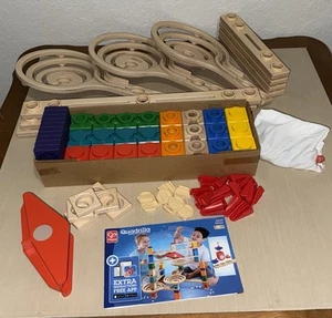 Hape Quadrilla Vertigo Wooden Marble Maze Set E6009 Complete Building Set - Picture 1 of 6