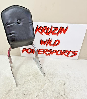 1997 HARLEY DAVIDSON SOFTAIL Sissy Bar Passenger Backrest Pad Chrome - Image 1 of 4