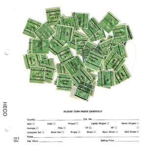 Colección 50+/- Precancelaciones Pareja Ciudades Pequeñas Varios Estados 1938 EE. UU. 27-1 - Imagen 1 de 3