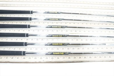 True Temper Dynamic Gold Mid 100 S300 33.75"-36" Iron Shaft Set Pulls .355 6352 - Image 1 of 4