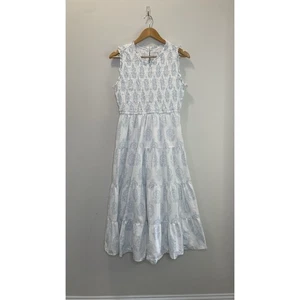 Vestido Society Social X Crown & Ivy The Newport Talla 8 Calado Coastal Chic Cottage - Imagen 1 de 13