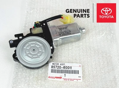 85720-60011 Conjunto de motor genuino Toyota LEXUS, REGULADOR DE VENTANA ELÉCTRICA DELANTERO LH OEM Foto 1 de 4