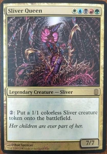 Oversized Sliver Queen Foil English Commanders Arsenal  MTG Magic - Picture 1 of 1