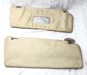 Mercedes Sun Visor Left Right Parchment Vinyl W123 Sedan Wagon '77-'79 - Picture 1 of 6