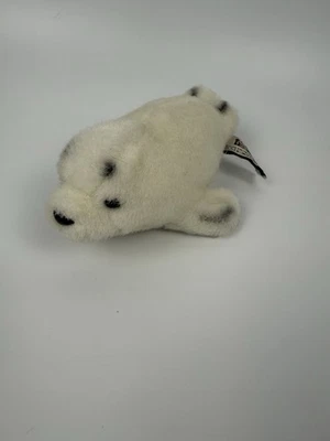Heunec Baby Robbe 20cm Weiß Stofftier Kuscheltier Schmusetier Kuschelig Stoff - Bild 1 von 4