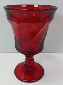 Vintage Fostoria Glass Red 'Jamestown' 10 oz Goblet - Picture 1 of 6