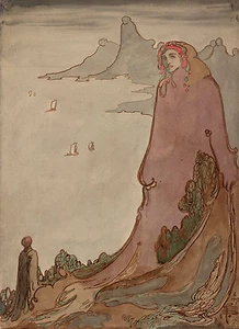 Pamela Colman Smith : "Sonata No. 11 � Beethoven" (1907) � Giclee Fine Art Print - Picture 1 of 7