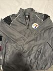 Pittsburg Steelers NFL quarter Zip Pullover Jacket Size XL Extra Large