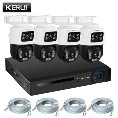 KERUI 6MP POE 8CH NVR Security Camera System Surveillance Night Auto Tracking US - Image 1 of 4